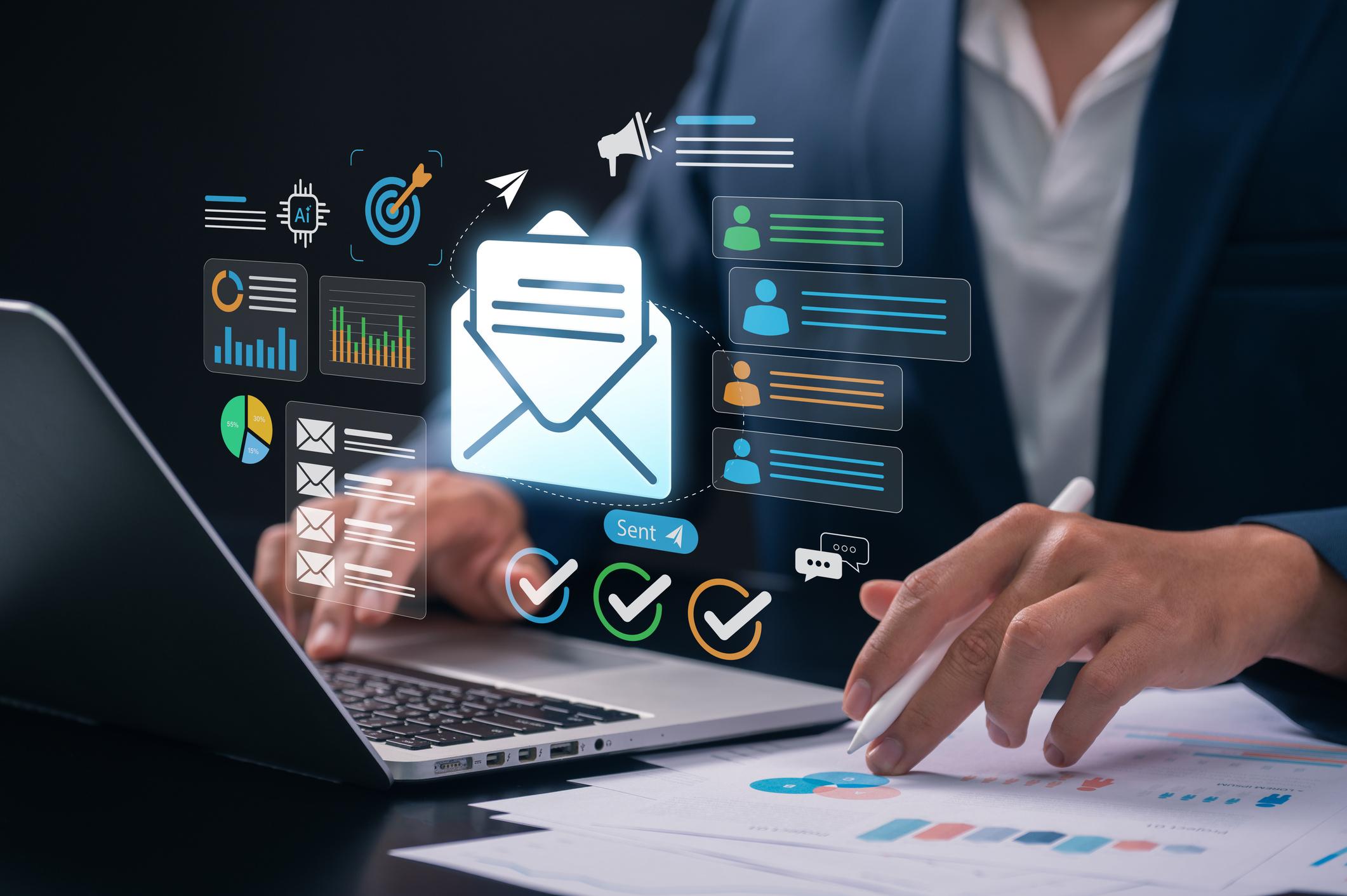 apdigitalgrowth employee making email report